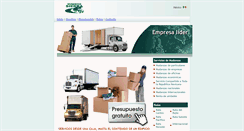 Desktop Screenshot of mudanzassierra.com